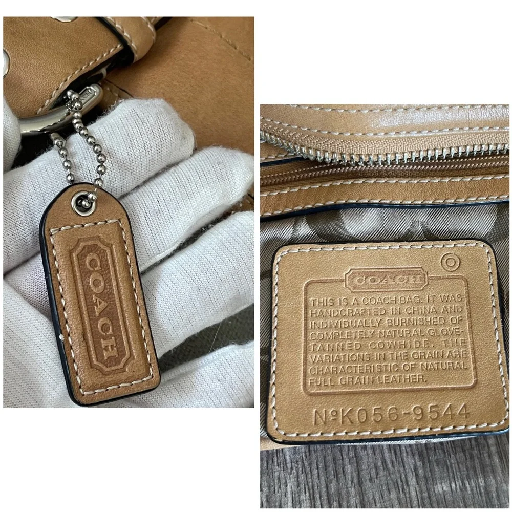 ❌SOLD❌Vintage Coach Leather Tan/Camel Color Shoulder/ Handbag - Picture 16 of 17